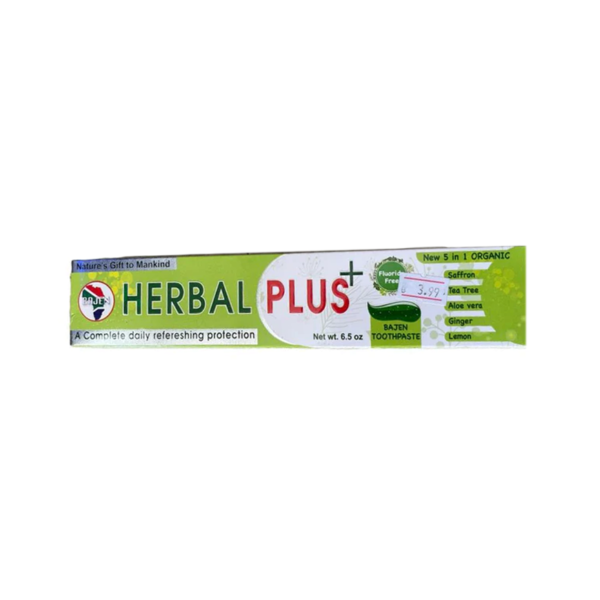 Herbal plus toothpaste