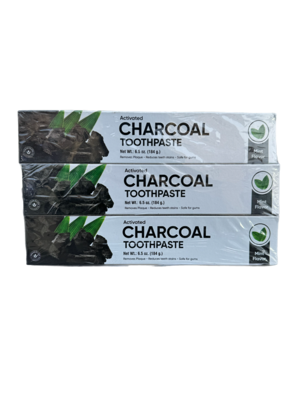 CHARCOAL TOOTHPASTE 6pc