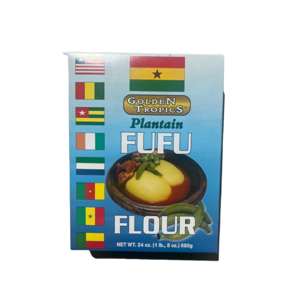 Plantain fufu flour